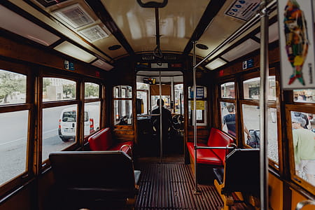 Famous vintage yellow 28 tram on street of Lisbon, Portugal thumbnail