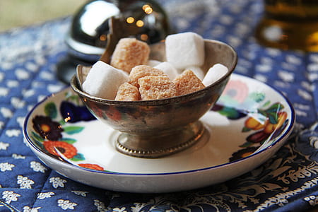 sugars on stainless steel bowl thumbnail