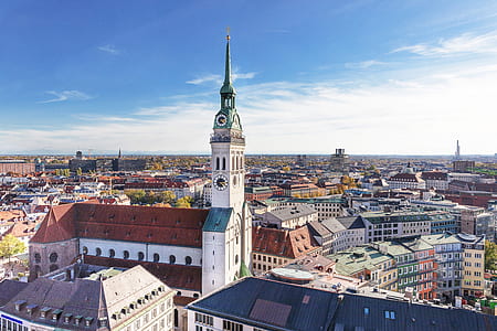 white clock tower during daytime thumbnail