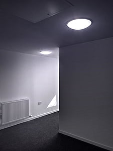 two white ceiling lights thumbnail