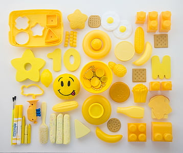 children's yellow toy lot thumbnail