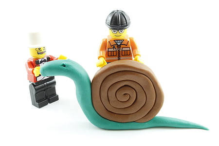 snail clay and two mini figurines thumbnail