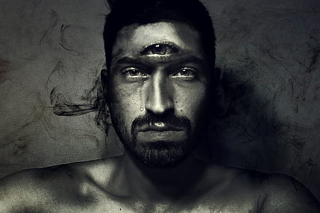 painting of man with third eye thumbnail