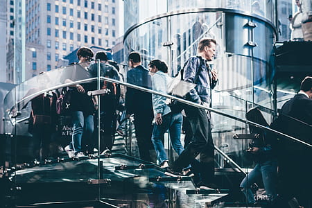 man walking on stair thumbnail