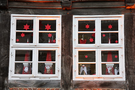 two white wooden framed closed windows thumbnail
