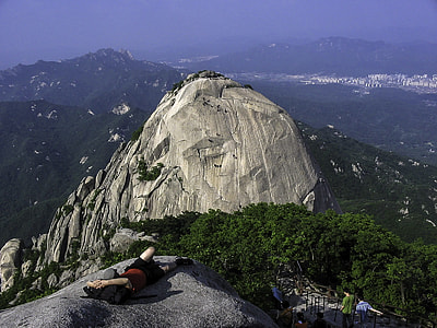 Mountaintop landscape in Seoul, South Korea thumbnail