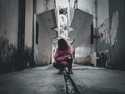 person wearing pink hoodie thumbnail