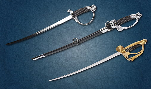 two black and gold sabres thumbnail
