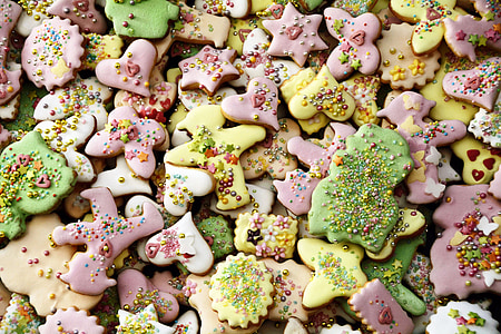 closeup photo of assorted-color cookies thumbnail