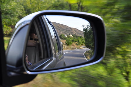 gray vehicle wing mirror thumbnail