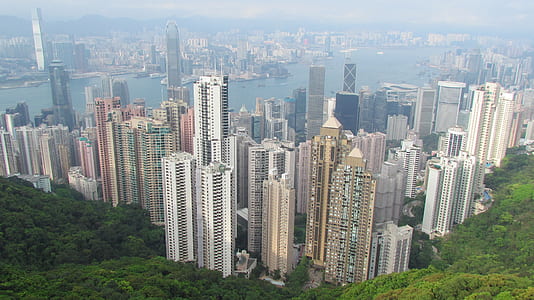 aerial photography of high-rise buildings thumbnail