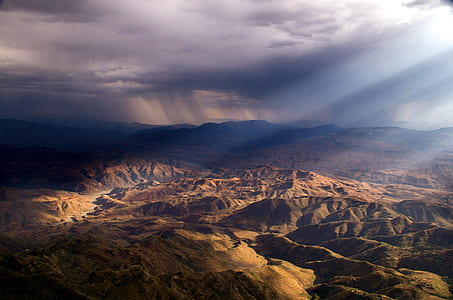 aerial photography of mountain thumbnail