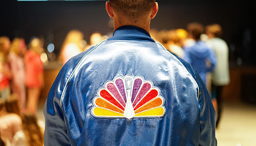 man wearing blue leather jacket thumbnail