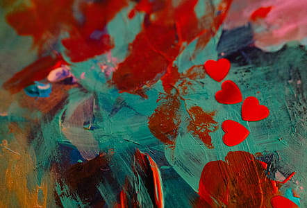 Heart foil confetti thumbnail