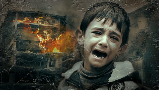 crying boy in gray zip-up jacket wallpaper thumbnail