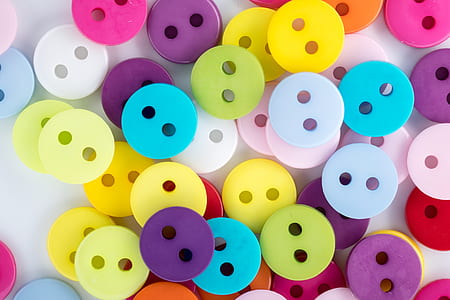 multicolored plastic buttons thumbnail