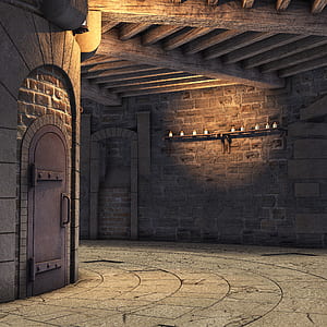 brown wooden door and ceiling thumbnail