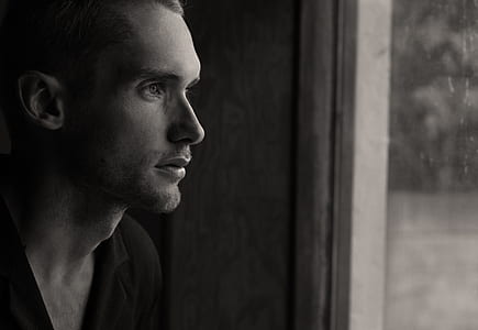 black-and-white, man, person, model thumbnail