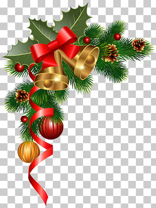 Christmas decoration Christmas ornament Christmas tree , Christmas Corner Decoration , green wreath PNG clipart