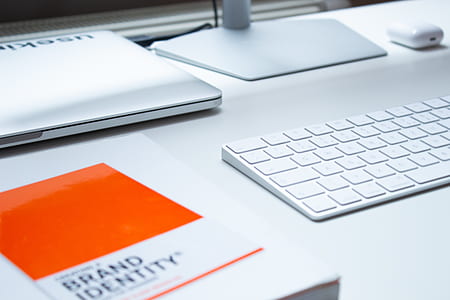 minimal, keyboard, white, desk thumbnail
