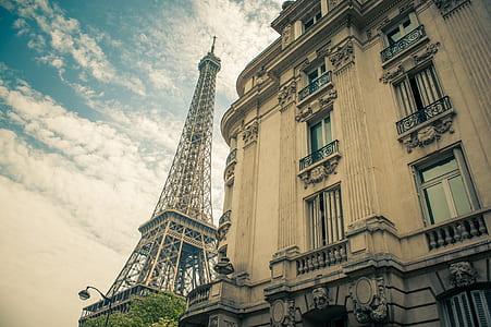sky, eiffel tower, france, landmark thumbnail