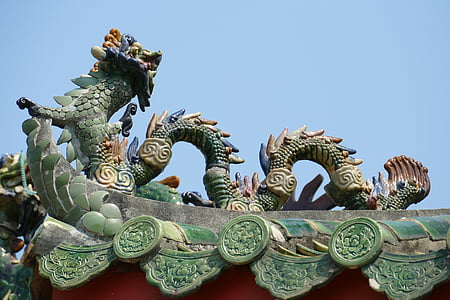 green concrete dragon statue thumbnail