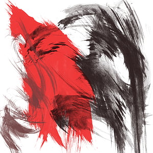 red and black painting thumbnail