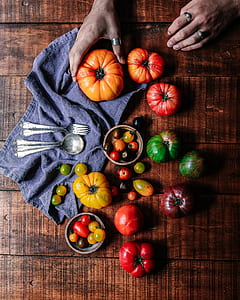 top view photography of assorted fruits thumbnail