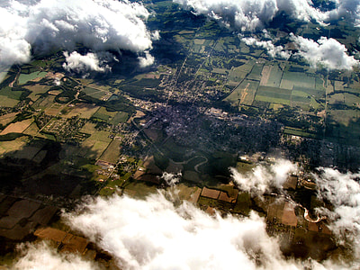 Connersville, Indiana under the clouds thumbnail