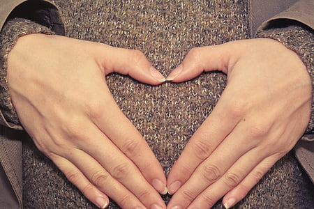 person doing heart hand gesture thumbnail