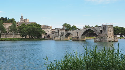 concrete brick bridge near castle thumbnail