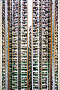 bird's eye view of white and brown concrete building during daytime thumbnail