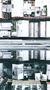 aerial photography of house and road thumbnail