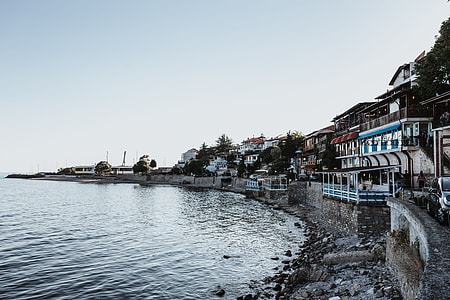 Coast in old city of Nessebar, Bulgaria thumbnail