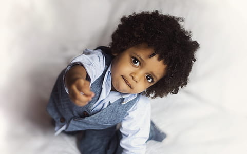 Toddler Reaches For Camera Photo thumbnail