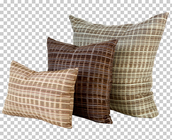 Throw Pillows Towel Couch Cushion, Collection Pillows , beige and brown throw pillows PNG clipart