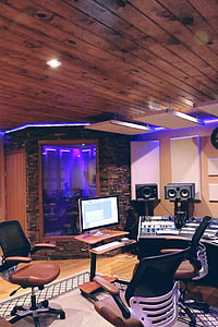 recording studio with purple cove light thumbnail