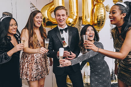 New Years Eve Party With Drinks Photo thumbnail