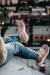 selective focus photography of persons shoes thumbnail