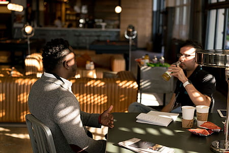 Two Men in a Conversation thumbnail