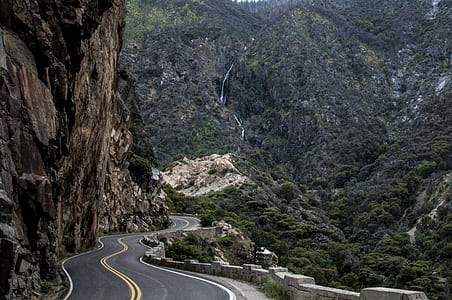 road surrounded of mountain thumbnail