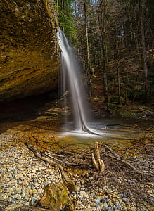 time lapse photography of waterfalls thumbnail