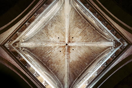 low angle photography of gothic building interior thumbnail