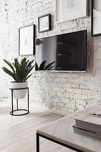 Living Room With Scandi Interior Design, Un'common Marble Table thumbnail