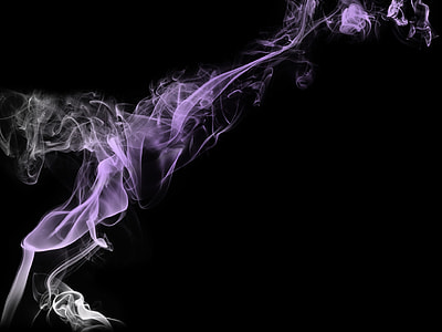 purple smoke on black background thumbnail