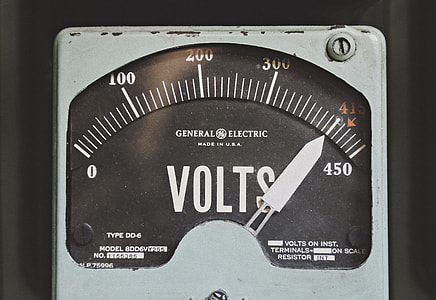 black and gray GE voltmeter at 415 thumbnail