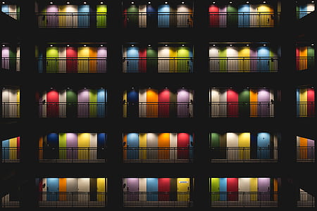 photo of assorted-color door lot thumbnail