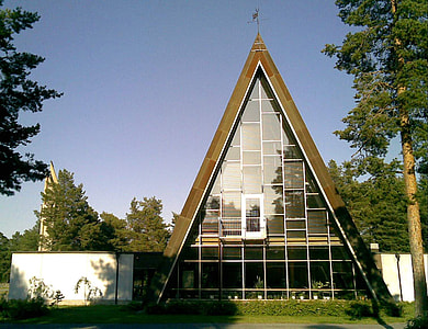 Hailuoto Church, built in 1972 in Finland thumbnail