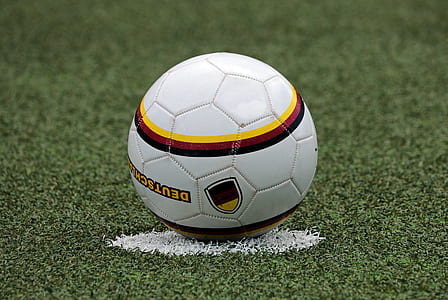 shallow focus photography of white soccerball thumbnail