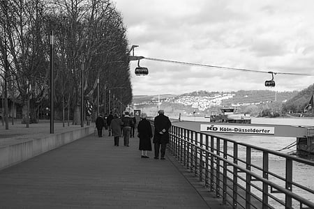 people walking on bridge thumbnail